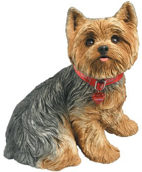 Yorkshire Terrier Dog Sculpture realistic hand painted